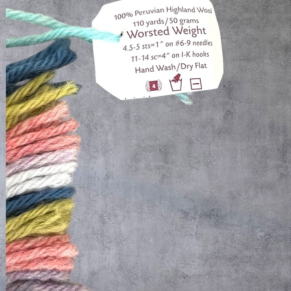 Multi color crochet Alpaca scarf, Unisex, handmade - Picture 5 of 7